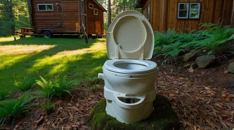 how does a composting toilet work