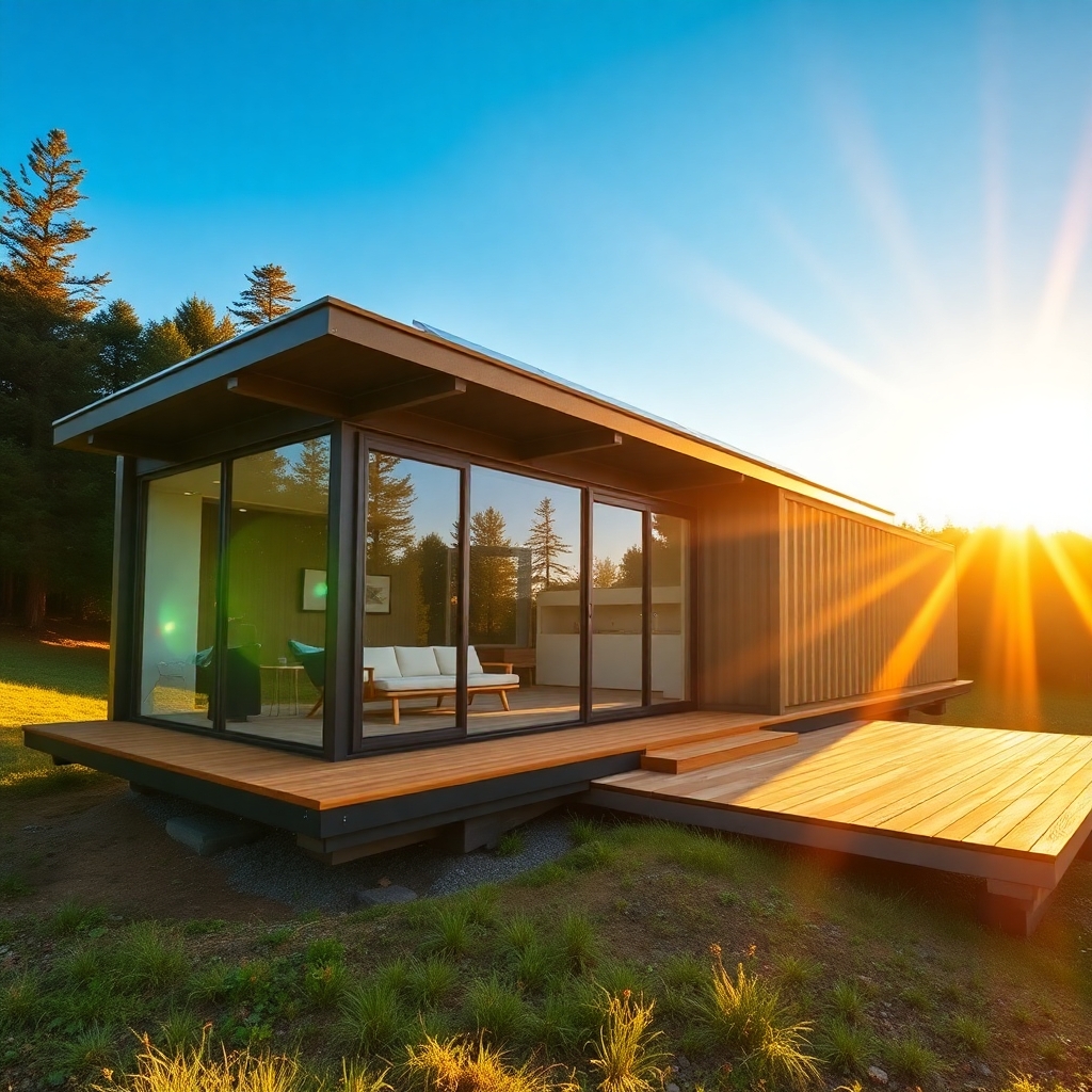 Off Grid Shipping Container Home